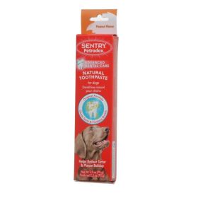 Sentry Petrodex Natural Toothpaste for Dogs Peanut Flavor