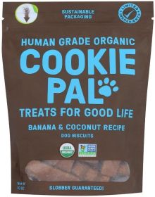 Cookie Pal Organic Dog Biscuits with Banana and Coconut