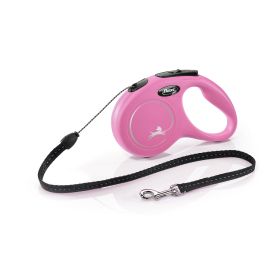 Flexi New Classic Retractable Cord Leash Pink