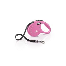 Flexi New Classic Retractable Tape Leash Pink