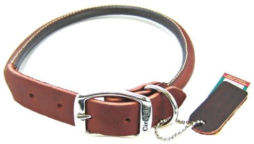 Circle T Latigo Leather Round Collar - 22" Long x 1" Wide