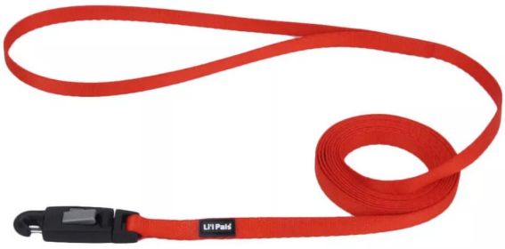 Coastal Pet Lil Pals Dog Leash with E-Z Snap Red