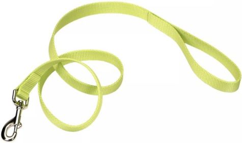 Coastal Pet Single-Ply Nylon Dog Leash Lime Green - 4 feet x 3/8"W