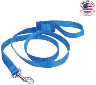 Coastal Pet Single-Ply Nylon Dog Leash Blue Lagoon - 4 feet x 5/8"W