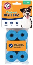 Arm and Hammer Dog Waste Refill Bags Fresh Scent Blue - 90 count