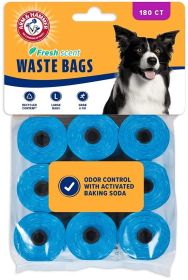 Arm and Hammer Dog Waste Refill Bags Fresh Scent Blue - 180 count