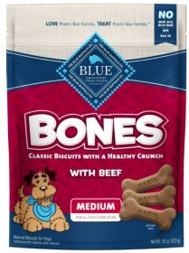 Blue Buffalo Classic Bone Biscuits with Beef Medium - 16 oz