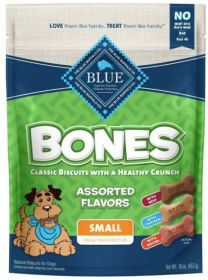 Blue Buffalo Classic Bone Biscuits Assorted Flavors Small - 16 oz