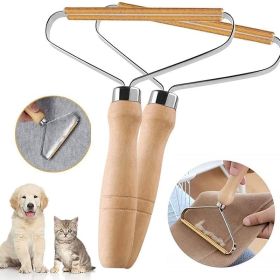 Pet Hair Remover Brush For Dogs; Dog Hair Removal Brush With Wood Handle For Clothes; Blankets