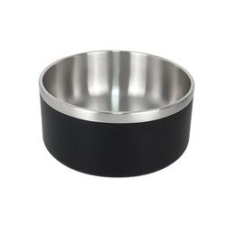 High Quality 32oz 64oz Double Wall Insulated Stainless Steel Powder Coated Dog pet Bowl