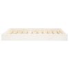 Dog Bed White 36"x25.2"x3.5" Solid Wood Pine