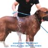 Dog shower nozzle  silicone massage shower hose