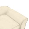 Dog Sofa Cream 28.3"x17.7"x11.8" Plush