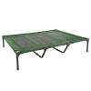 Elevated Dog Bed ‚Äì Indoor/Outdoor Dog Cot or Puppy Bed for Pets up to 110lbs by Petmaker (Green)