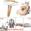 Pet Hair Remover Brush For Dogs; Dog Hair Removal Brush With Wood Handle For Clothes; Blankets