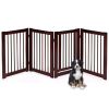 30 Inch Configurable Folding 4 Panel Wood Fence