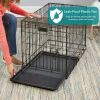 Dog Crate | Newly Enhanced MidWest iCrate XXS Folding Metal Dog Crate | Divider Panel, Floor Protecting Feet, Leak-Proof Dog Pn | , 18L x 12W x 14H, T