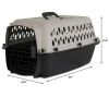 Pet Kennel, Small 23 in Plastic Dog Crate, Portable Dog Carrier for Pets Up To 15 lbs