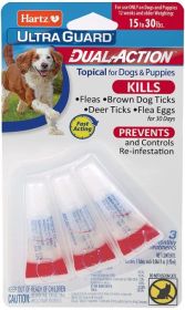 Hartz UltraGuard Dual Action Topical Flea and Tick Prevention for Small Dogs (15 - 30 lbs)