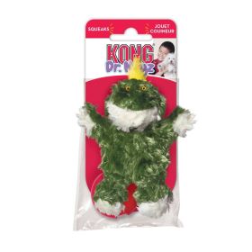 KONG Dr Noys Plush Frog Squeaker Dog Toy