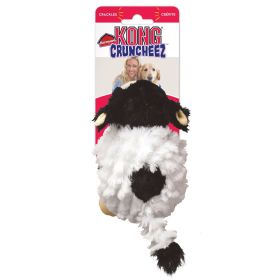 KONG Barnyard Cruncheez Plush Cow Squeaker Dog Toy Large
