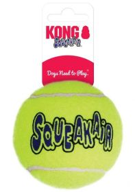 KONG Air Dog Squeaker Tennis Balls Large Dog Toy