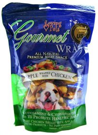 Loving Pets Gourmet Wraps Apple and Chicken