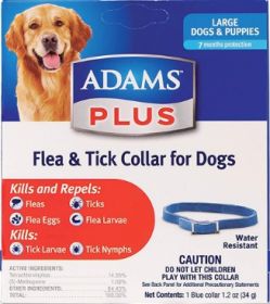 Adams Plus Flea & Tick Collar for Dogs - Large Dogs