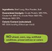 Pet n Shape Natural Beef Lung Slices Dog Treats