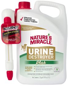 Natures Miracle Urine Destroyer Plus for Dogs with AccuShot Sprayer