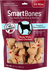 SmartBones Rawhide Free Chicken Bones Mini