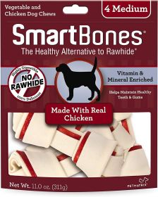 SmartBones Rawhide Free Chicken Bones Medium