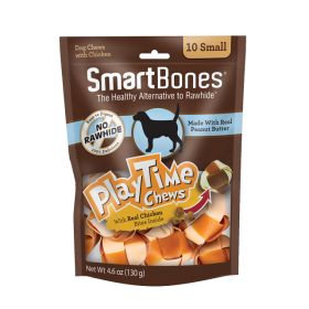 SmartBones PlayTime Chews with Peanut Butter Small