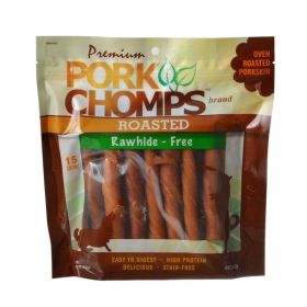 Pork Chomps Pork Earz Twist Dog Treats Large