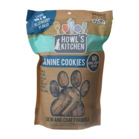 Howls Kitchen Canine Cookies Skin and Coat Formula Lamb and Blueberry