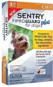 Sentry FiproGuard Plus IGR Flea and Tick Control for Small Dogs and Puppies