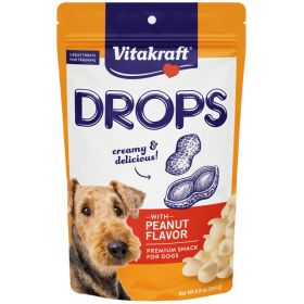 Vitakraft Drops with Peanut Dog Training Treats