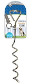 Four Paws Walk About Spiral Tie Out Stake Medium Weight for Dogs (size: 1 count)