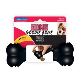 KONG Goodie Bone Dog Toy for Power Chewers Black (size: Medium - 1 count)