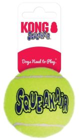 KONG Air Dog Squeaker Tennis Balls Medium Dog Toy (size: 1 count)