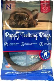 N-Bone Puppy Teething Ring Blueberry and BBQ Flavor (size: 1 count)