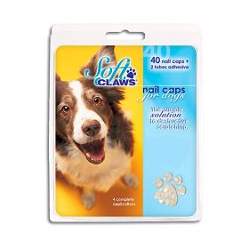 Soft Claws Nail Caps for Dogs Natural (size: XX-Large - 1 count)