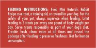 Zukes Mini Naturals Dog Treats Rabbit Recipe